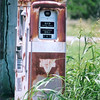 Brian > Neat shot of the old gas pump next to store in Placid, TX